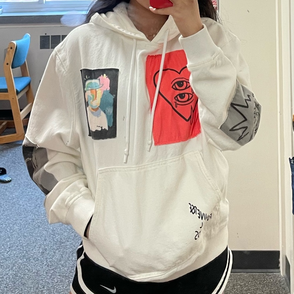 Limited Edition Zara Mens Patch Hoodie